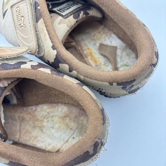 VTG Y2K Puma Mostro Camo Sneakers Retro Strap Trainers Shoes Women's 8.5 - Picture 10 of 11